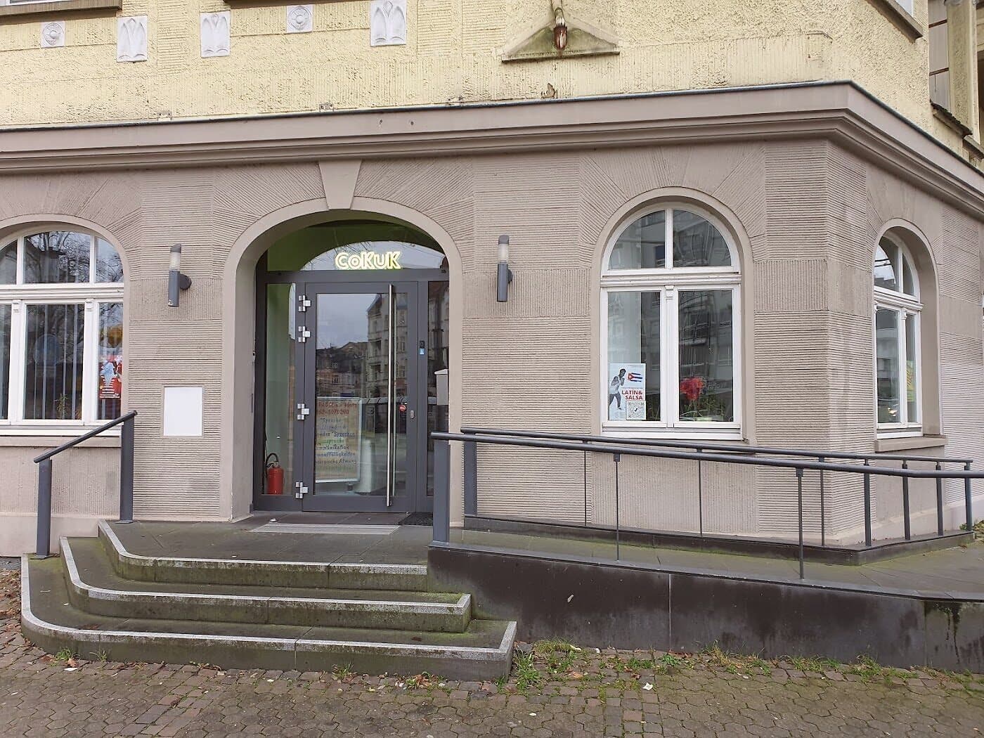 Eingang der CoKuK an der Wilhelmshöher Allee